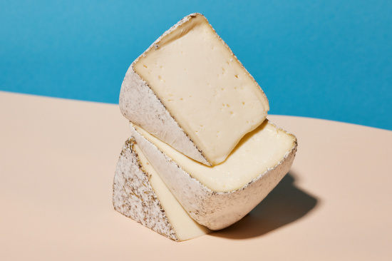 Tomme Blanche Cailladou, mit Knoblauch